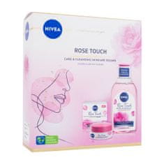 Nivea Rose Touch Care & Cleansing Skincare Regime Set dnevna gel-krema za obraz Rose Touch 50 ml + micelarna vodica Rose Touch 400 ml za ženske POKR