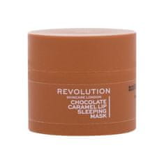 Revolution Skincare Lip Sleeping Mask nočna maska za ustnice 10 g Odtenek chocolat caramel POKR