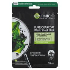 Garnier Skin Naturals Pure Charcoal Algae vlažilna maska proti nepravilnostmi 1 kos za ženske