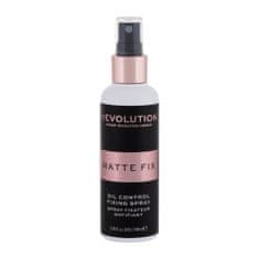 Makeup Revolution Matte Fix Oil Control Spray sprej za fiksiranje z mat učinkom 100 ml