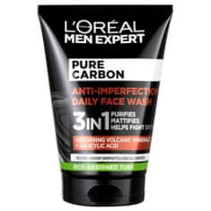 Loreal Paris Men Expert Pure Carbon Anti-Imperfection 3in1 čistilni gel mastna koža 100 ml za moške