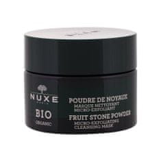 Nuxe Bio Organic Fruit Stone Powder maska za obraz z dvojnim eksfoliacijskim učinkom 50 ml za ženske