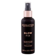 Makeup Revolution Glow Fix Illuminating Fixing Spray osvetljevalni sprej za fiksiranje 100 ml