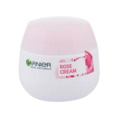 Garnier Skin Naturals Rose Cream vlažilna dnevna krema za suho in občutljivo kožo 50 ml za ženske