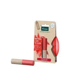 Kneipp Natural Care & Color negovalen balzam za ustnice 3.5 g Odtenek natural red