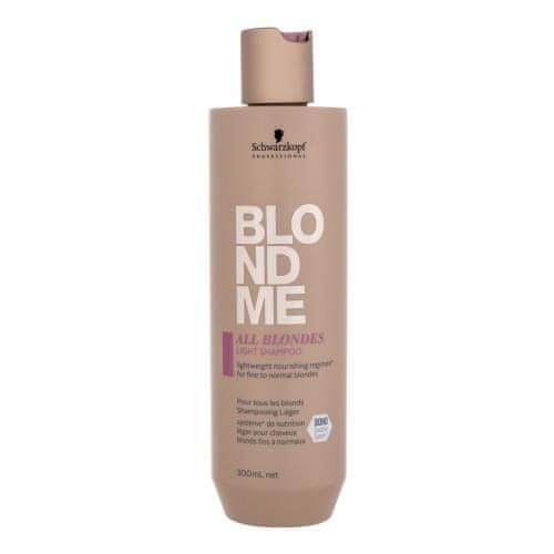 Schwarzkopf Prof. Blond Me All Blondes Light negovalen šampon za tanke in normalne svetle lase za ženske