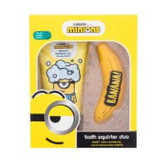 Minions Bath Squirter Duo Set gel za prhanje Minions Bath & Shower Gel Banana Muffin 150 ml + igračka za otroke