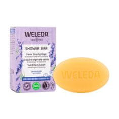 Weleda Shower Bar Lavender + Vetiver pomirjujoče aromaterapijsko trdo milo 75 g za ženske