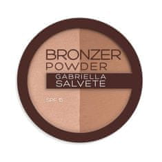 Gabriella Salvete Sunkissed Bronzer Powder Duo SPF15 puder in bronzer 2v1 9 g