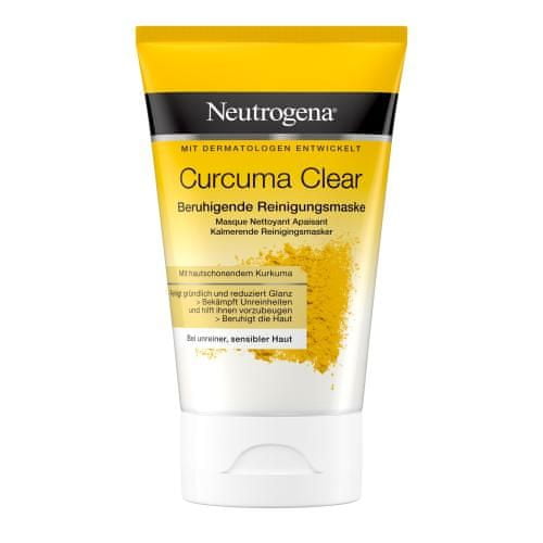 Neutrogena Curcuma Clear Cleansing Mask čistilna in pomirjujoča maska za občutljivo kožo z aknami 50 ml unisex