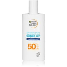 Garnier Ambre Solaire Super UV Protection Fluid SPF50+ fluid za zaščito obraza pred soncem 40 ml unisex