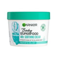 Garnier Body Superfood 48h Soothing Cream Aloe Vera + Magnesium pomirjujoča krema za telo za normalno in suho kožo 380 ml za ženske