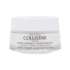 Collistar Pure Actives Vitamin C + Ferulic Acid Cream antioksidantna krema za obraz 50 ml za ženske