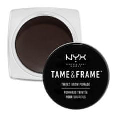 NYX Tame & Frame Tinted Brow Pomade vodoodporna pomada za obrvi 5 g Odtenek 05 black