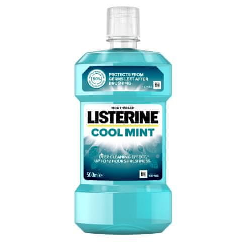 Listerine Cool Mint Mouthwash ustna vodica za svež dah in zaščito pred zobnimi oblogami