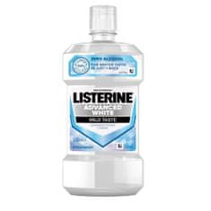 Listerine Advanced White Mild Taste Mouthwash 500 ml osvežilna in belilna ustna vodica brez alkohola