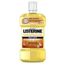 Listerine Fresh Ginger & Lime Mild Taste Mouthwash 500 ml ustna vodica brez alkohola za krepitev dlesni