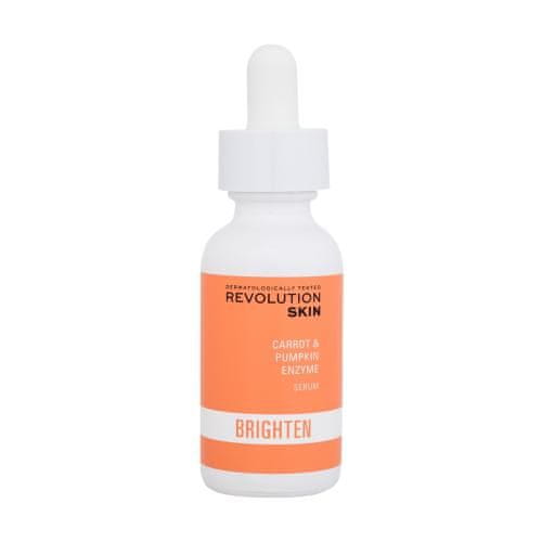 Revolution Skincare Brighten Carrot & Pumpkin Enzyme Serum hranilen in osvetlitveni serum za obraz za ženske