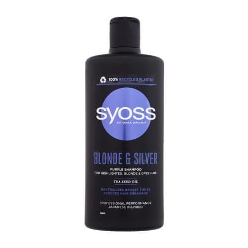Syoss Blonde & Silver Purple Shampoo šampon za svetle in sive lase za ženske