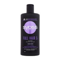 Syoss Full Hair 5 Shampoo 440 ml šampon s petkratnim učinkom za šibke in redke lase za ženske