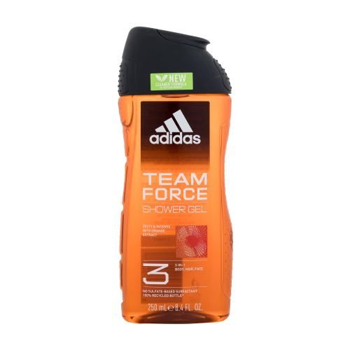 Adidas Team Force Shower Gel 3-In-1 gel za prhanje za moške
