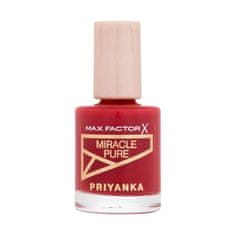 Max Factor Priyanka Miracle Pure negovalen lak za nohte 12 ml Odtenek 360 daring cherry