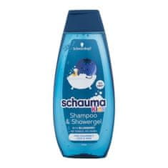 Schwarzkopf Schauma Kids Blueberry Shampoo & Shower Gel 400 ml šampon za otroke