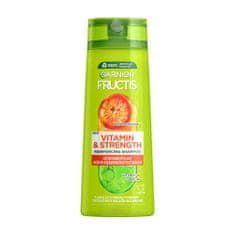 Garnier Fructis Vitamin & Strength Reinforcing Shampoo 400 ml krepitven šampon za oslabljene izpadajoče lase za ženske
