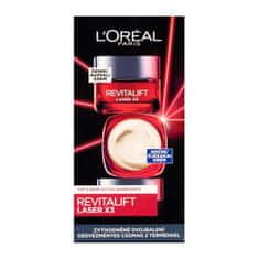 Loreal Paris Revitalift Laser X3 Day Cream Set dnevna krema za obraz Revitalift Laser X3 50 ml + nočna krema za obraz Revitalift Laser X3 50 ml za ženske