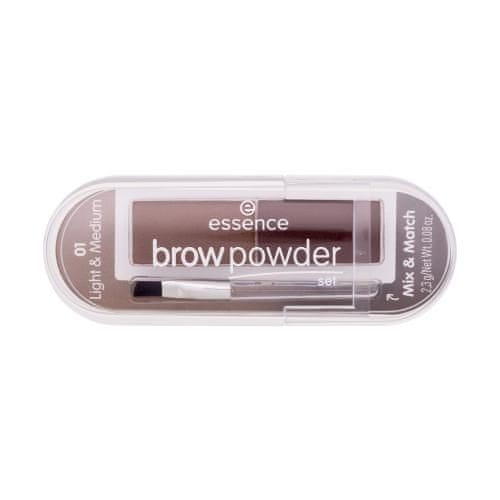 Essence Brow Powder Set paletka senčil za obrvi 2.3 g