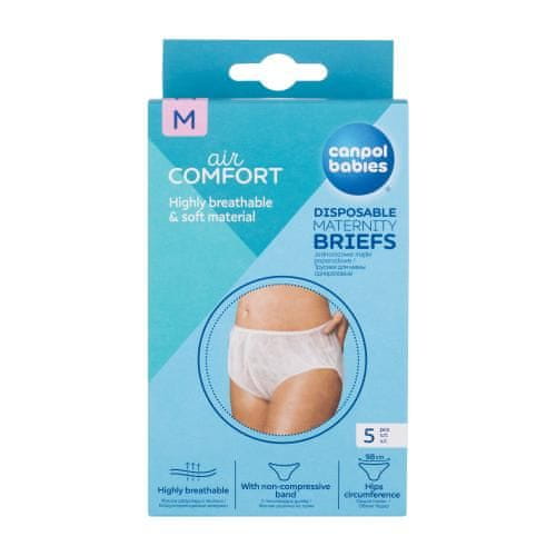 Canpol babies Air Comfort Disposable Maternity Briefs M poporodne hlačke za enkratno uporabo 5 kos za ženske