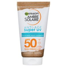 Garnier Ambre Solaire Super UV Anti-Age Protection Cream SPF50 krema za zaščito obraza pred soncem 50 ml unisex