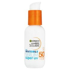 Garnier Ambre Solaire Super UV Invisible Serum SPF50+ serum za zaščito obraza pred soncem 30 ml unisex