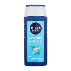 Nivea Men Cool Kick Fresh Shampoo 250 ml osvežilni šampon za normalne do mastne lase za moške