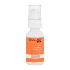 Revolution Skincare Brighten 12,5% Vitamin C & Ferulic Acid Serum osvetljevalni in razstrupljevalni serum za obraz 30 ml za ženske