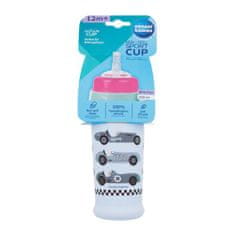 Canpol babies Active Cup Non-Spill Sport Cup Cars Blue športna steklenička s slamico 350 ml