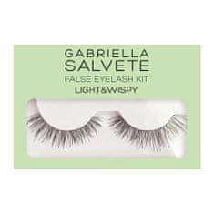Gabriella Salvete False Eyelash Kit Light & Wispy umetne trepalnice 1 kos