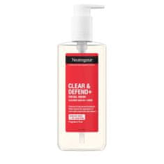 Neutrogena Clear & Defend+ Facial Wash čistilni gel proti aknam 200 ml unisex
