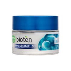 Bioten Hyaluronic 3D Antiwrinkle Overnight Cream vlažilna nočna krema proti gubam 50 ml za ženske