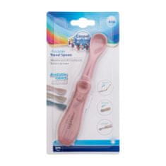 Canpol babies Travel Spoon Foldable Pink zložljiva potovalna žlica 1 kos za otroke