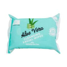 Xpel Aloe Vera Cleansing Facial Wipes vlažilni čistilni robčki 25 kos