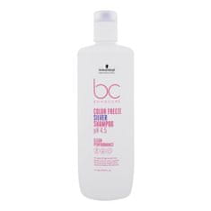 Schwarzkopf Prof. BC Bonacure Color Freeze pH 4.5 Shampoo Silver 1000 ml šampon za nevtralizacijo za sive in svetle lase za ženske