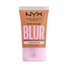 NYX Bare With Me Blur Tint Foundation mat puder s srednjo prekrivnostjo 30 ml Odtenek 11 medium neutral