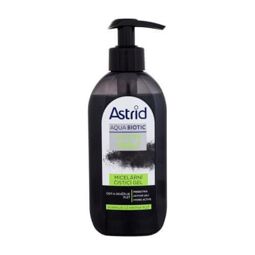 Astrid Aqua Biotic Active Charcoal Micellar Cleansing Gel micelarni čistilni gel z aktivnim ogljem za ženske