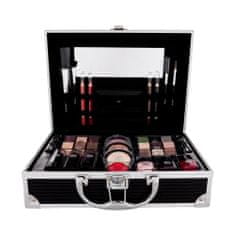 2K Cosmetics All About Beauty Train Case Black kovček dekorativne kozmetike 60.2 g