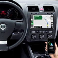 BergMont Avto radio z navigacijo GPS , 9 inčni zaslon na dotik, VW, SKODA, SEAT, Android 13, WiFi, Bluetooth 2/32 GB, kamera za vzvratno vožnjo, Canbus