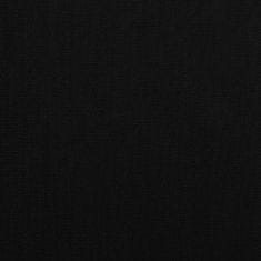 Greatstore Kolesarska prikolica črna oxford tkanina in železo