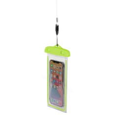 HURTEL PVC vodoodporni ovitek za telefon z vrvico Zunanji - zeleni