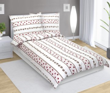Flanelno posteljno perilo - 140x200, 70x90 cm - Ruzicka