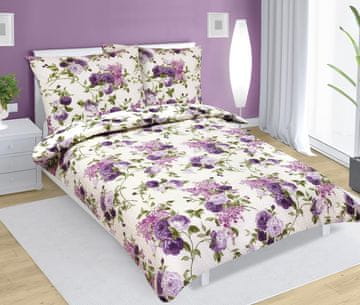 Bombažno posteljno perilo - 140x220, 70x90 cm - Rose